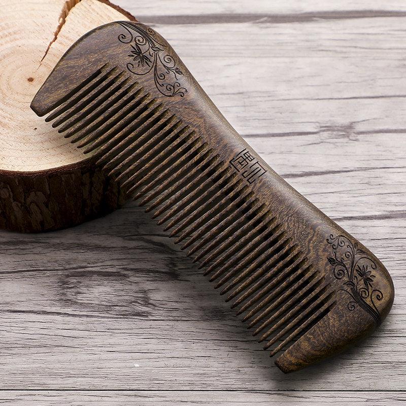 Natural Sandalwood Hair Comb for Long Hair