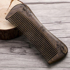 Natural Sandalwood Hair Comb for Long Hair