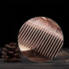 Natural Sandalwood Hair Comb for Long Hair