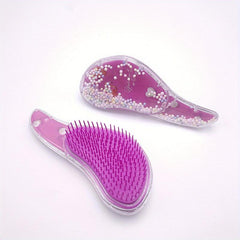 Cartoon Pattern Detangling Comb Anti Knot Hairdressing Comb