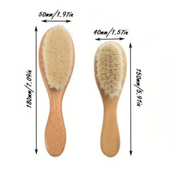 Natural Goat Bristles Soft Hair Brush Detangling Hair Brush