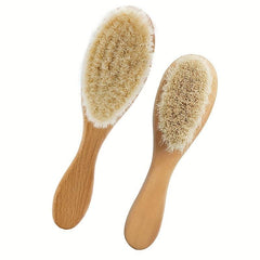 Natural Goat Bristles Soft Hair Brush Detangling Hair Brush