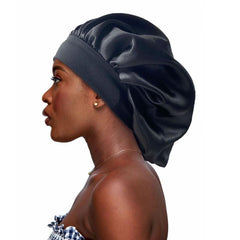 Large Satin Bonnet Silk Bonnet Hair Wrap For Sleeping