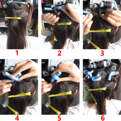 10pcs Soft Foam Bendy Hair Rollers DIY Hair Styling Tool Spiral Roller Curlers