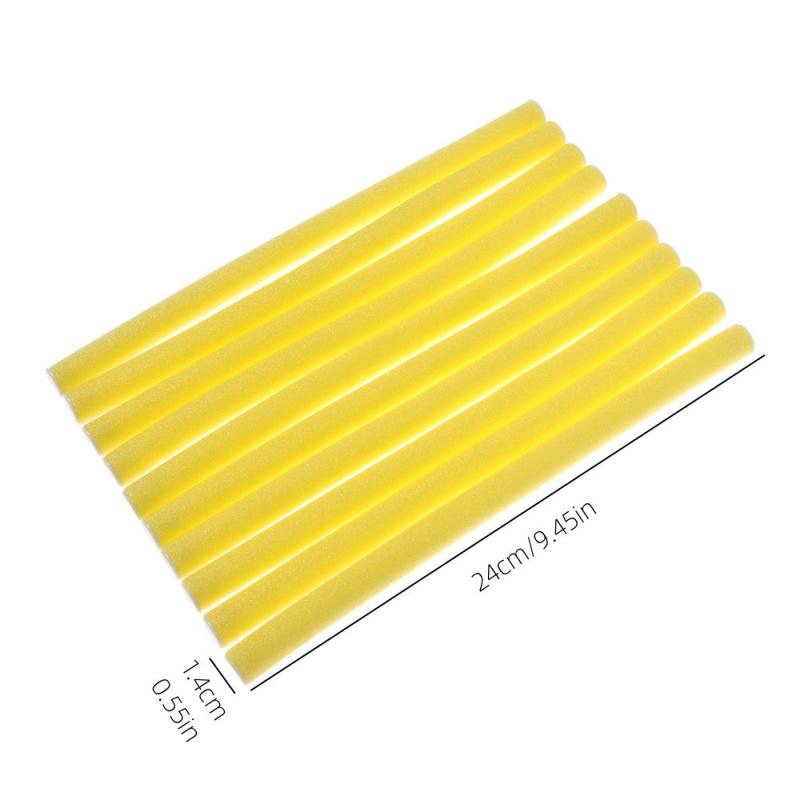 10pcs Soft Foam Bendy Hair Rollers DIY Hair Styling Tool Spiral Roller Curlers