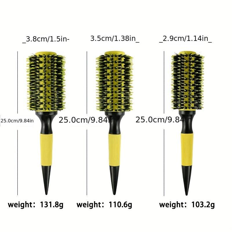 Professional Boar Bristle Round Comb Ceramic Ionic Round Comb
