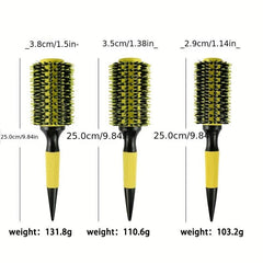 Professional Boar Bristle Round Comb Ceramic Ionic Round Comb