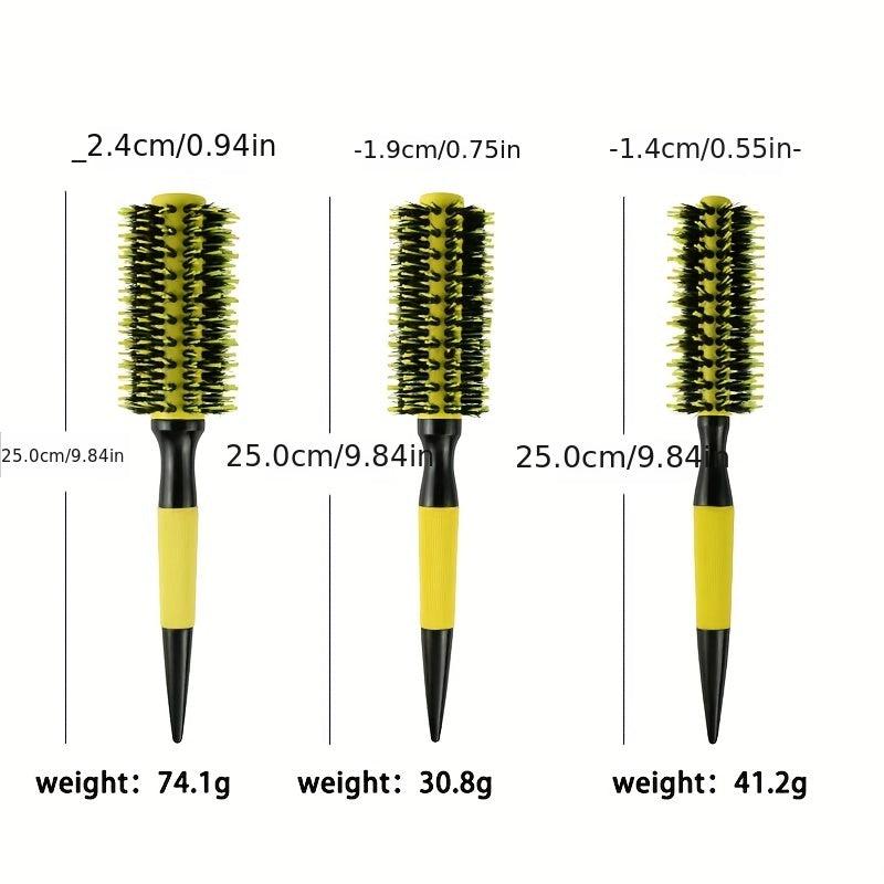 Professional Boar Bristle Round Comb Ceramic Ionic Round Comb