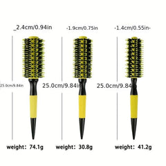 Professional Boar Bristle Round Comb Ceramic Ionic Round Comb