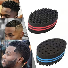Hair Twist Sponge Small Holes Comb Wave Brush for Curls Women Men