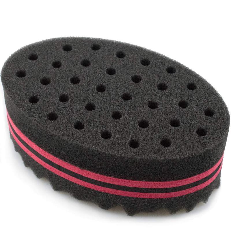 Hair Twist Sponge Small Holes Comb Wave Brush for Curls Women Men