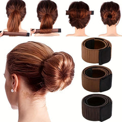 French Twist Donut Bun Maker for Women and Girls