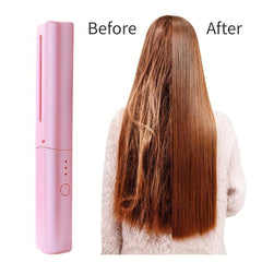 Portable Wireless Hair Straightener USB Charging
