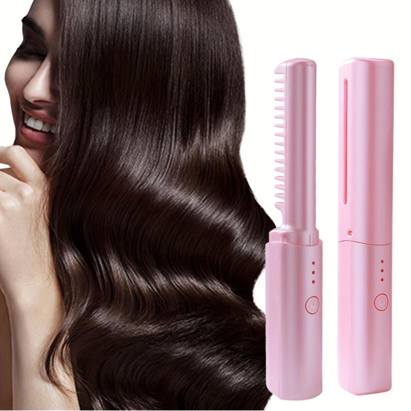 Portable Wireless Hair Straightener USB Charging
