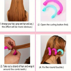 No Heat Donut Curling Rollers Spiral Curling Tool