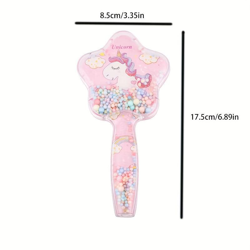Cartoon Pattern Detangling Hair Brush for Home and Travel