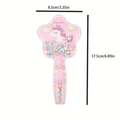 Cartoon Pattern Detangling Hair Brush for Home and Travel
