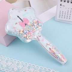 Cartoon Pattern Detangling Hair Brush for Home and Travel