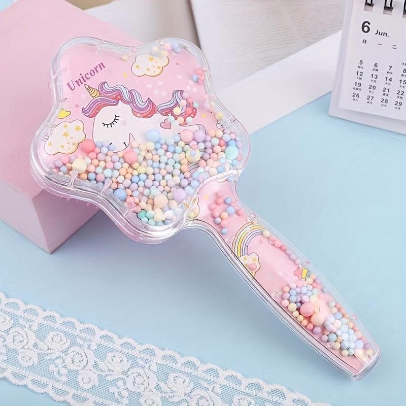 Cartoon Pattern Detangling Hair Brush for Home and Travel