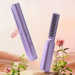 Portable Wireless Hair Straightener & Curler