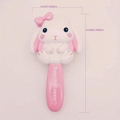 Cute Rabbit Hair Brush for Scalp Massage Girls