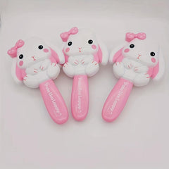 Cute Rabbit Hair Brush for Scalp Massage Girls