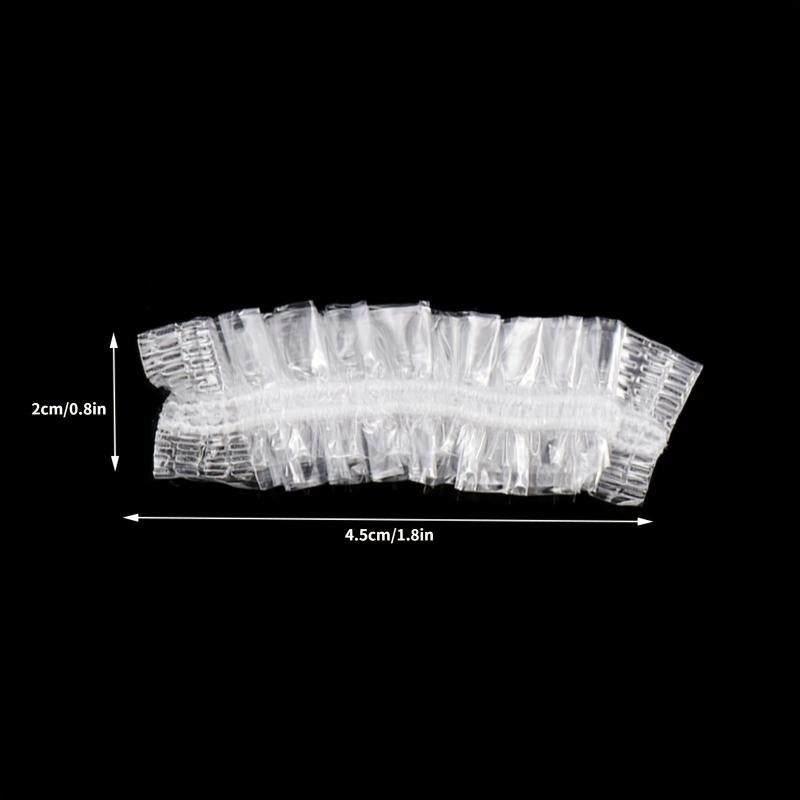 100 PCS Clear Ear Covers Waterproof Disposable Shower Ear Protector