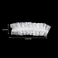100 PCS Clear Ear Covers Waterproof Disposable Shower Ear Protector