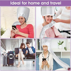 Adjustable Soft Hood Bonnet for Hair Dryer