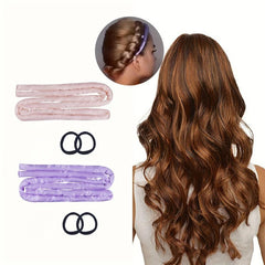 Heatless Hair Curler Thin Curling Rod Headband Long Hair DIY Styling
