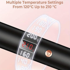 Ceramic Heated Curling Brush Volumizing Iron