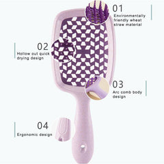 Wide Teeth Tangled Hair Comb Scalp Massage Brush
