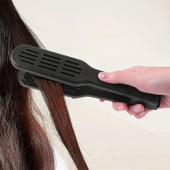 V-shaped Hair Straightener Brush Heat Resistant Anti-static