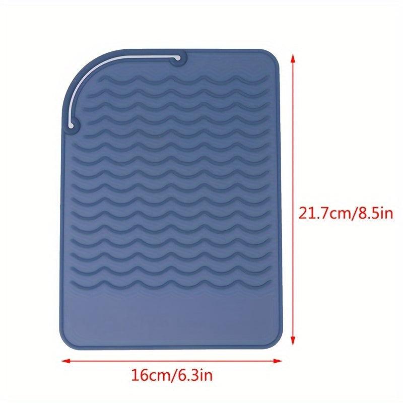 Silicone Heat Resistant Mat Non Slip Pad for Curling Irons Hair Straightener