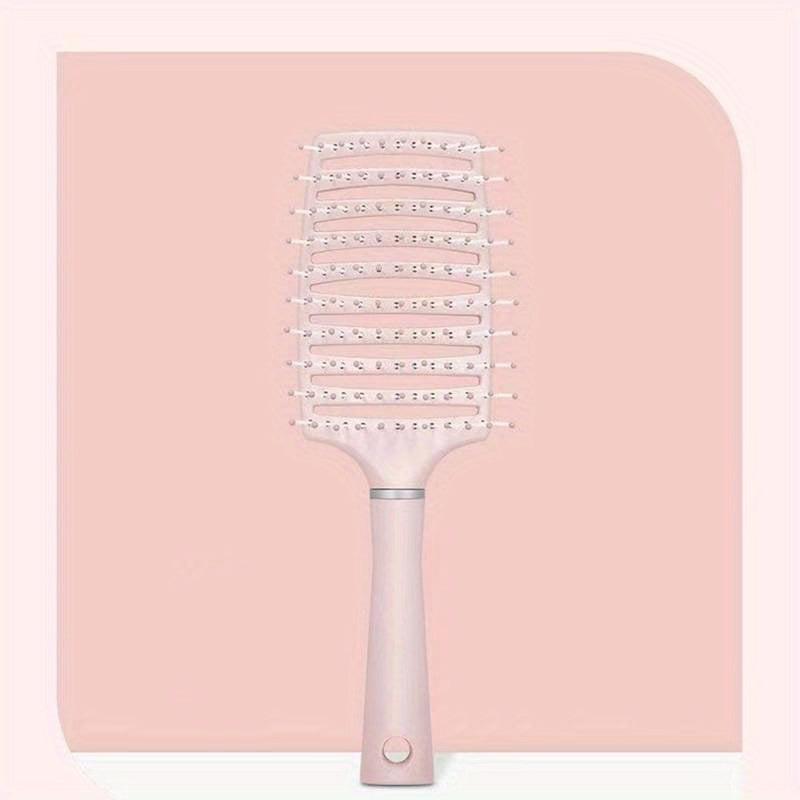 Wide Vent Wet & Dry Detangler Hairbrush Curved Hollow Out Hair Comb