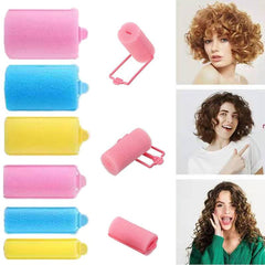 Soft Sponge Foam Cushion Hair Rollers Curlers Hair Salon Barber DIY Curls