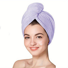 Microfiber Hair Drying Cap Hair Towel Turban Twist