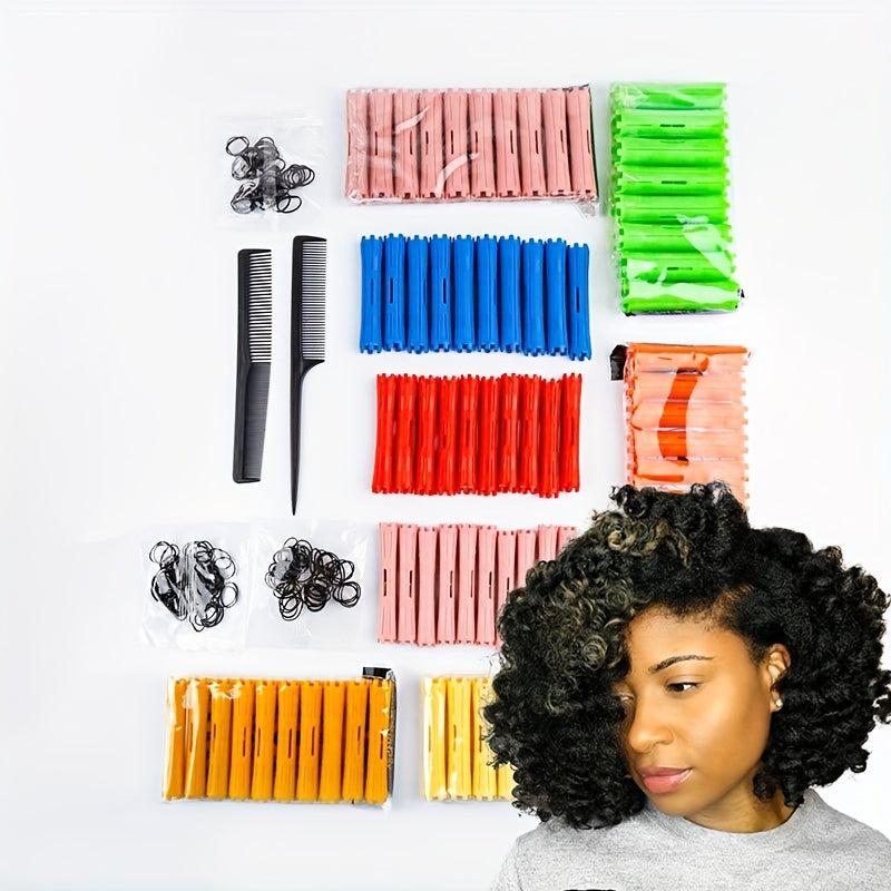 80pcs Non-harmful Hair Curler Plastic Curling Bar DIY Hair Styling Tools