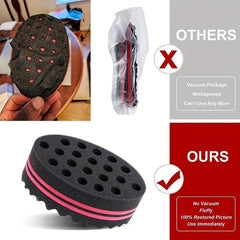 Big Holes Hair Twist Sponge Afro Hair Sponge For Curls