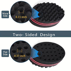 Big Holes Hair Twist Sponge Afro Hair Sponge For Curls