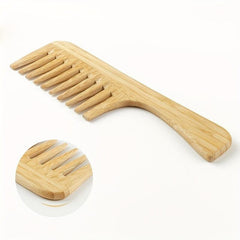 Wooden Hair Comb Wide Tooth Hair Brush Anti Static Hairdressing Comb