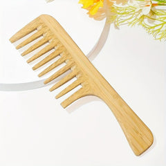 Wooden Hair Comb Wide Tooth Hair Brush Anti Static Hairdressing Comb