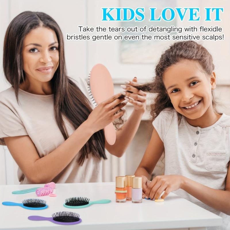 Travel Detangling Brush Soft Bristles Drying Detangler Small Hair Brushes