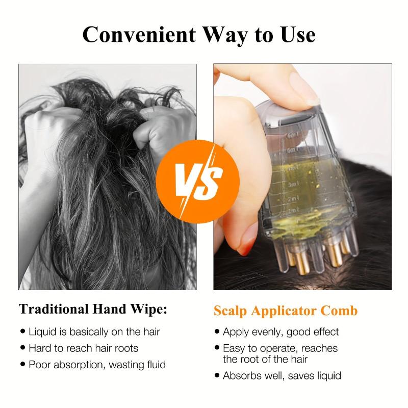 Scalp Applicator Comb Hair Comb For Scalp Massager And Hair Care