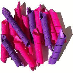 18/30pcs Magic Hair Curlers Heatless Spiral Rollers with Hooks