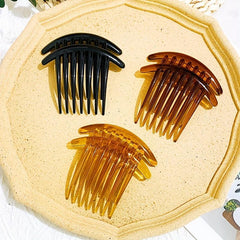 6pcs French Twist Combs 7 Tooth Hair Side Comb Clips Hair Accessories