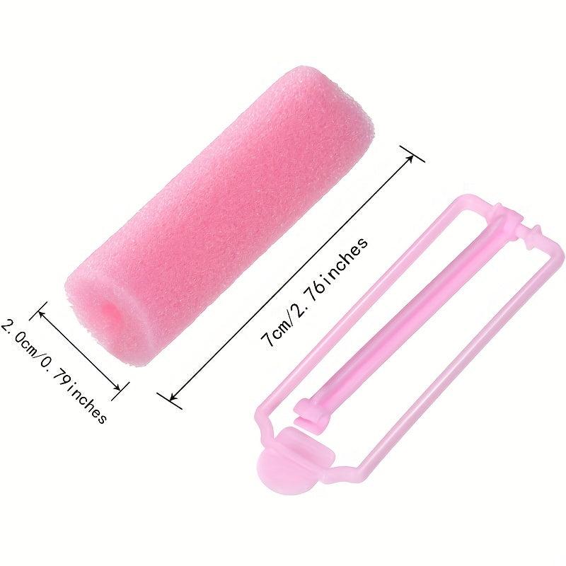 12pcs Foam Sponge Hair Rollers Soft Hairdressing Curlers For Women Girls