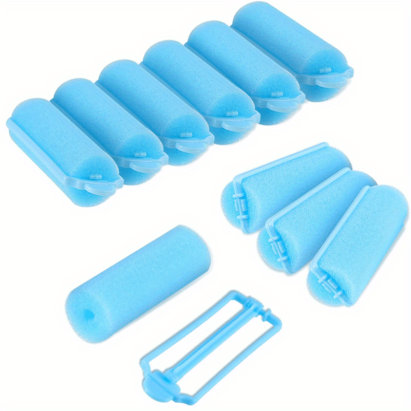 12pcs Foam Sponge Hair Rollers Soft Hairdressing Curlers For Women Girls