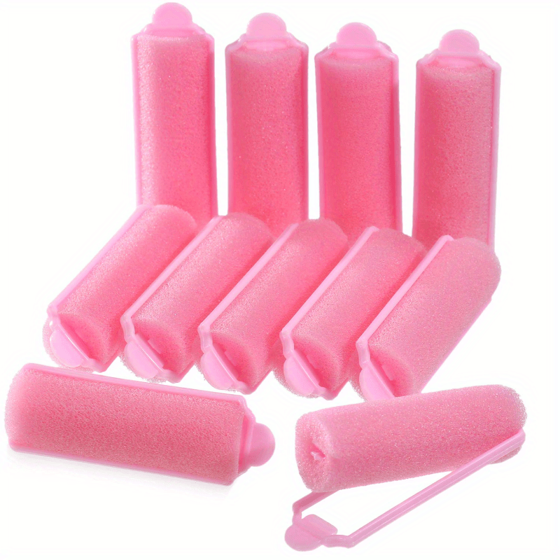 12pcs Foam Sponge Hair Rollers Soft Hairdressing Curlers For Women Girls