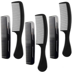 Men's 6-Pack Pocket Hair Combs Set Professional Styling Comb